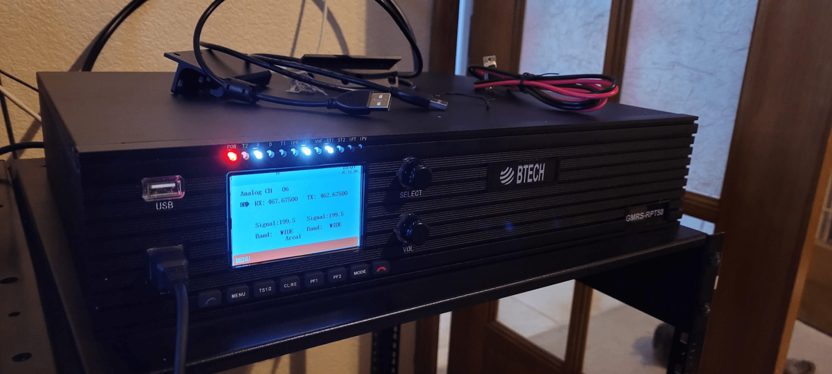 BTech RPT50 GMRS Repeater